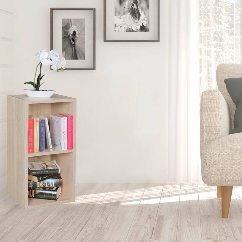 Standregal Eiche Sonoma Nachbildung B/H/T: ca. 30x60x30 cm