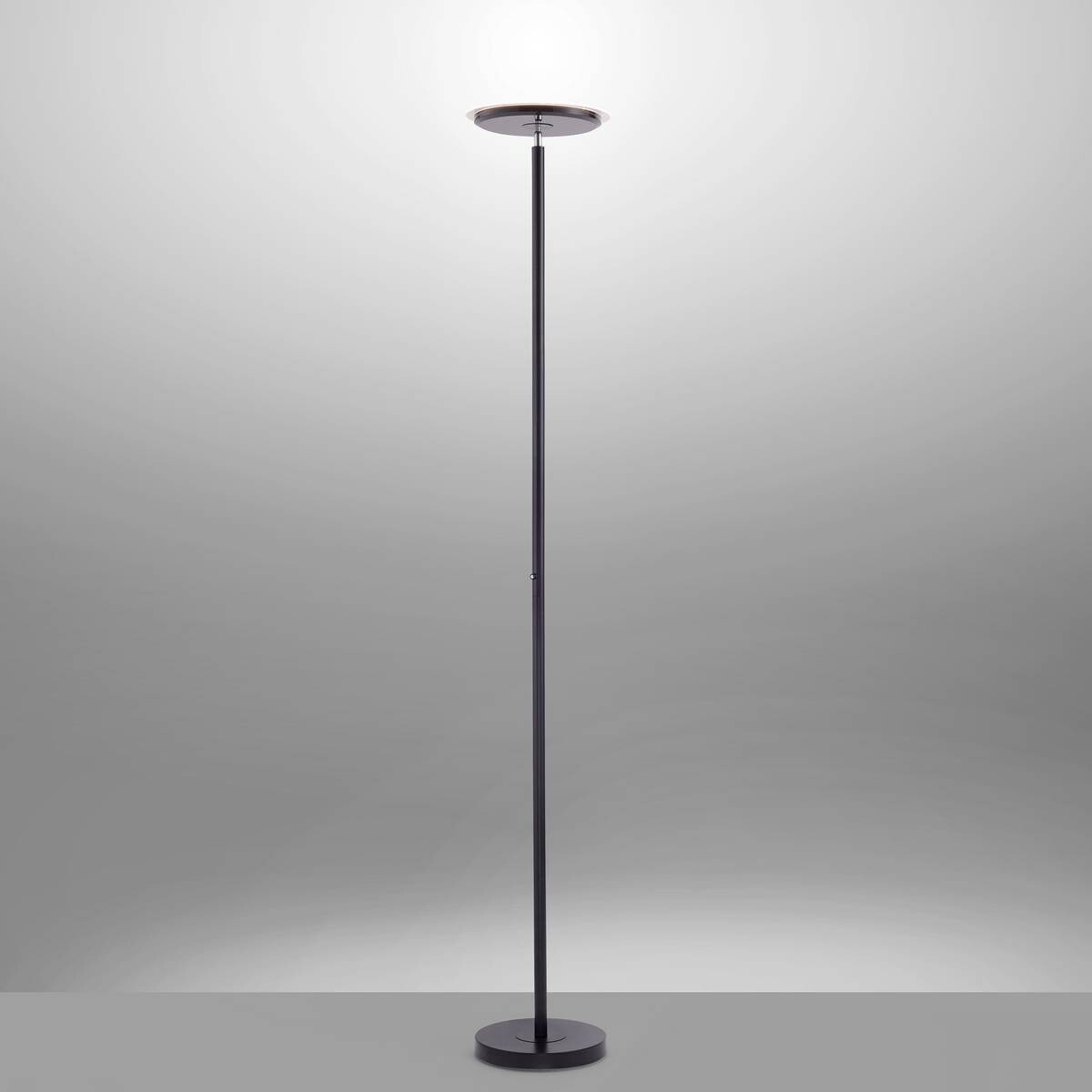 Just Light Stehlampe HANS 11729-18 schwarz Kunststoff Eisen H/D: ca. 181x30 cm 1 Brennstellen