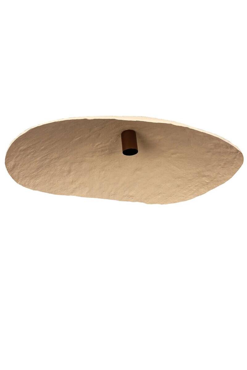 Opviq Pendelleuchte creme gold Metall B/T/L: ca. 60x60x60 cm E27 1 Brennstellen