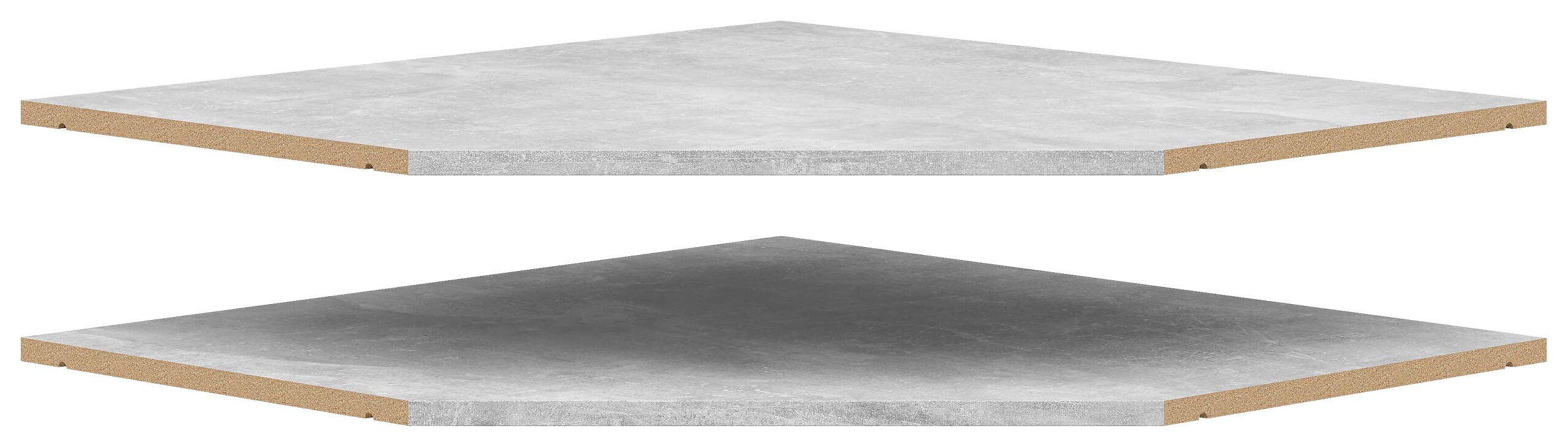 Einlegeböden-Set Multi-Stauraum Typ 48 Beton Optik B/H/T: ca. 74x1,5x96 cm