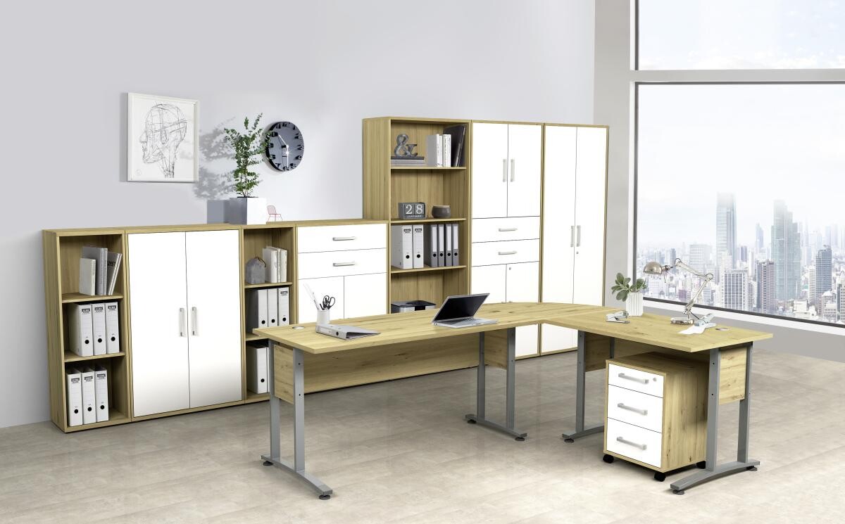 Regal Eiche Artisan Nachbildung B/H/T: ca. 41x123,5x35,5 cm