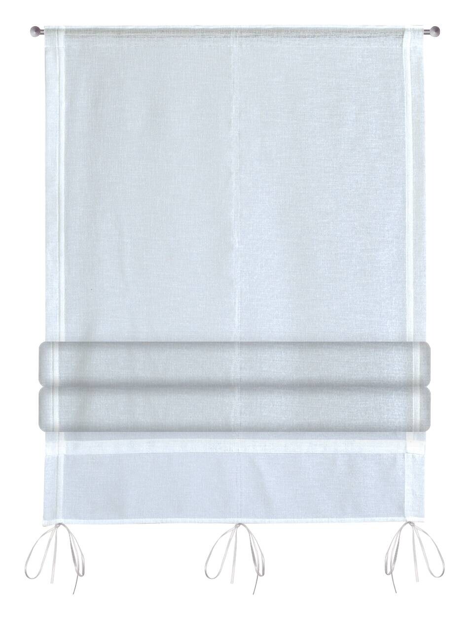 Bändchenrollo Fabienne offwhite B/L: ca. 80x140 cm
