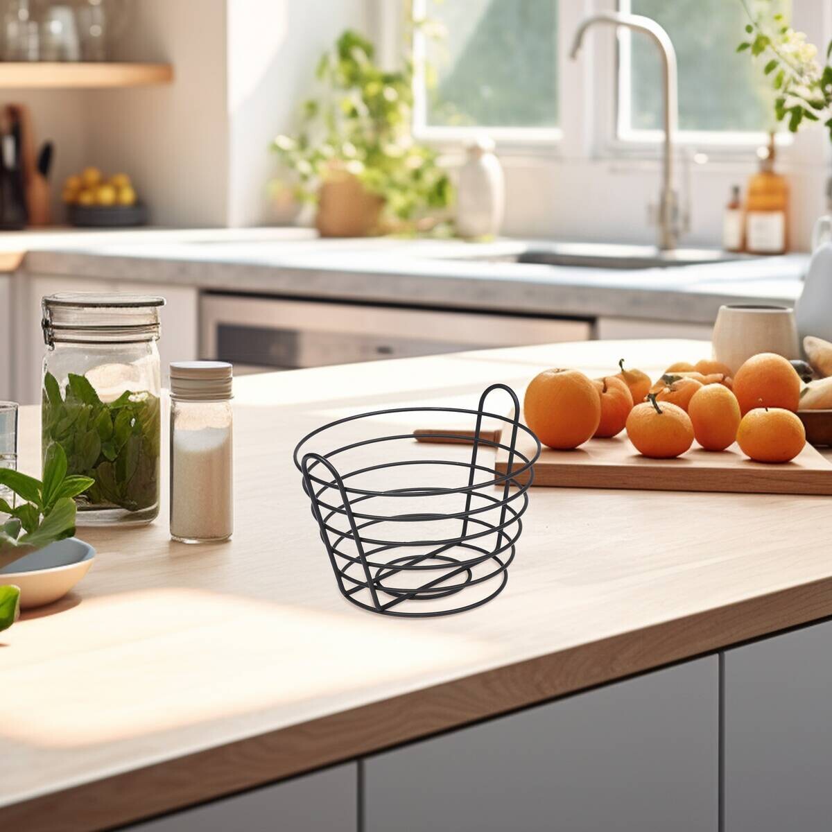 POCOline Obstkorb schwarz Eisen