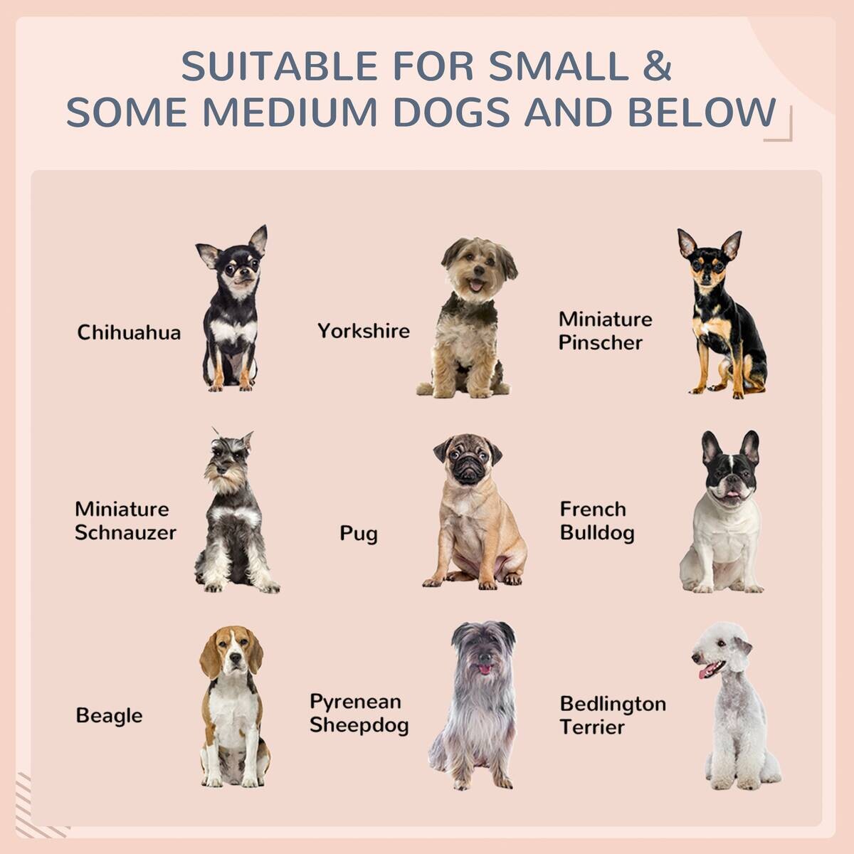 PawHut Hunde-Zubehör grau Polyester B/H/L: ca. 98x69x70 cm