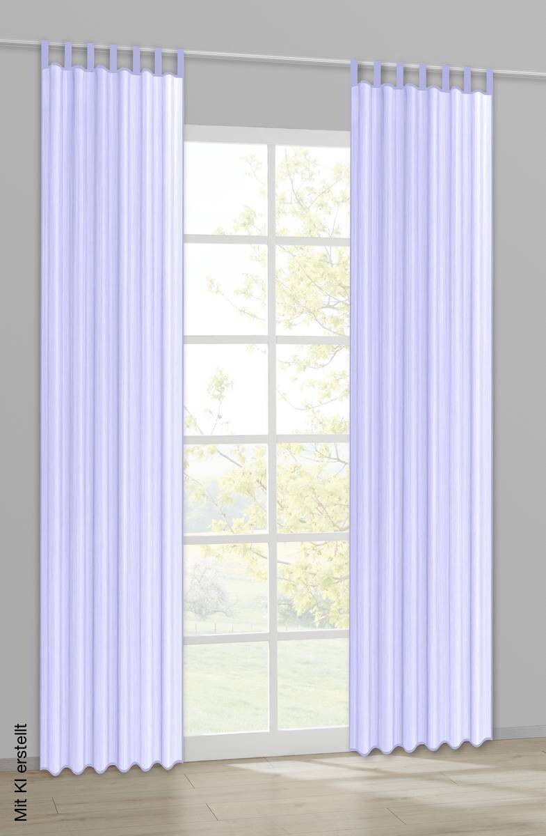Sensation Schlaufenvorhang Look flieder B/L: ca. 140x235 cm