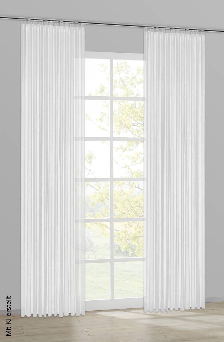 silver edition Fertigstore Carmen weiß B/L: ca. 245x300 cm