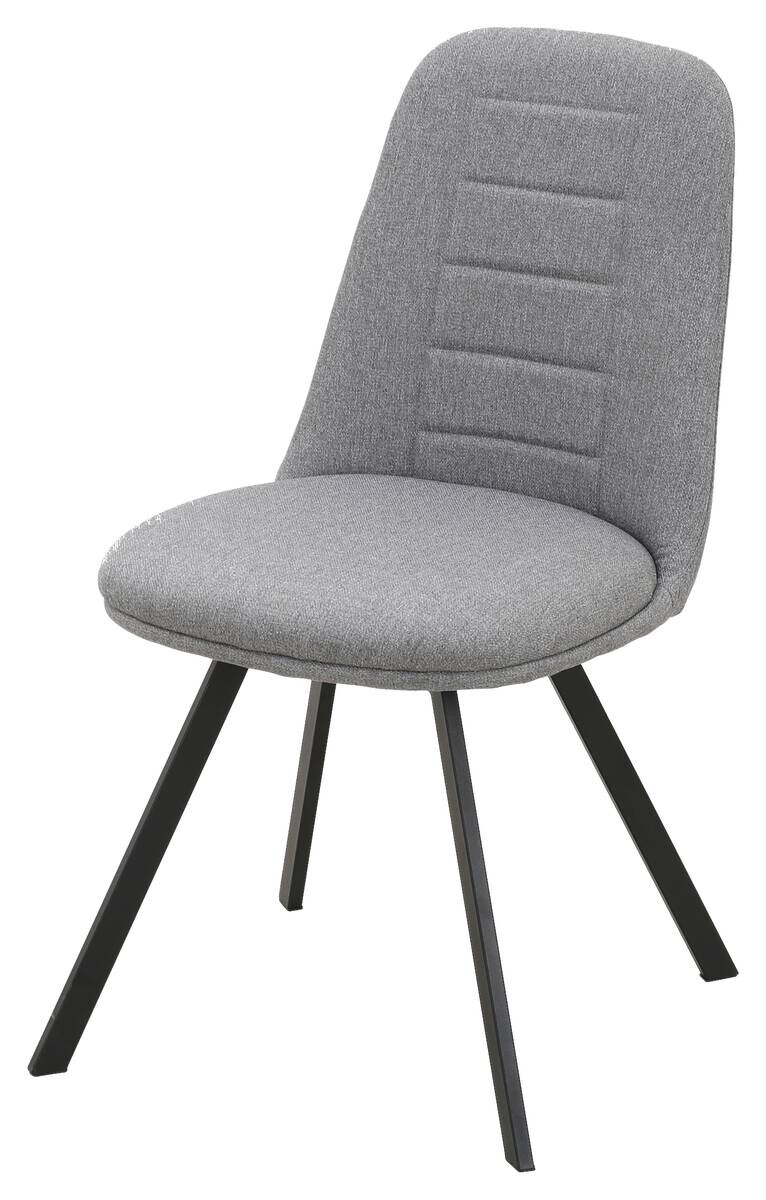 Stuhl CORA grau Microfaser B/T: ca. 56,5x85 cm