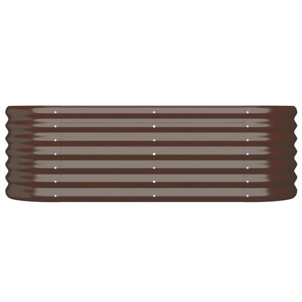 Hochbeet braun Stahl B/H/L: ca. 114x36x114 cm
