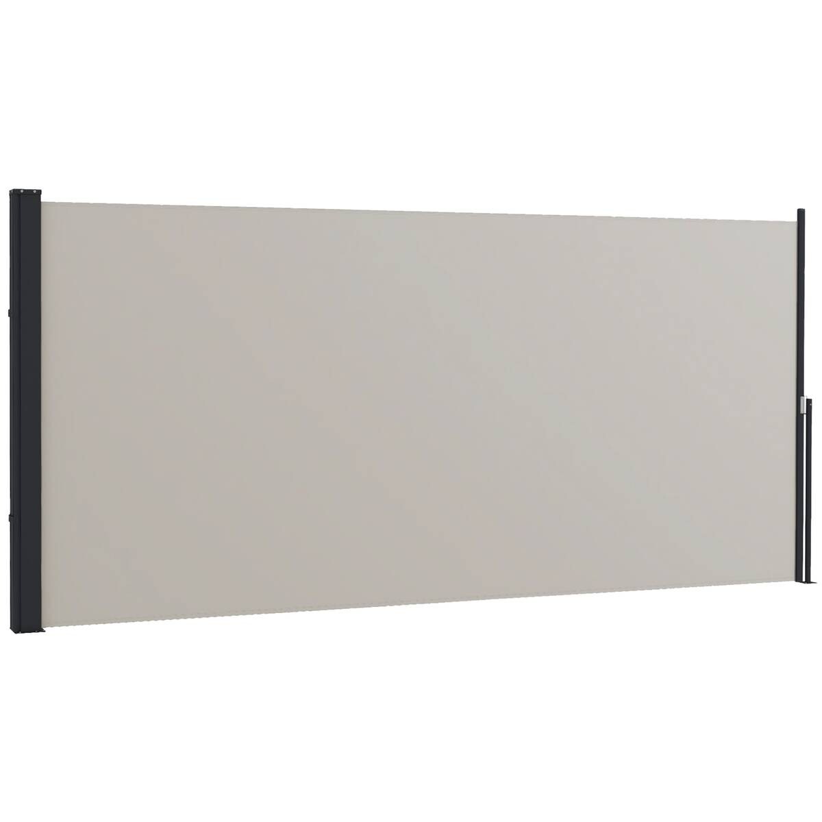 Outsunny Sichtschutz hellgrau Polypropylen B/H/L: ca. 3,5x300x140 cm