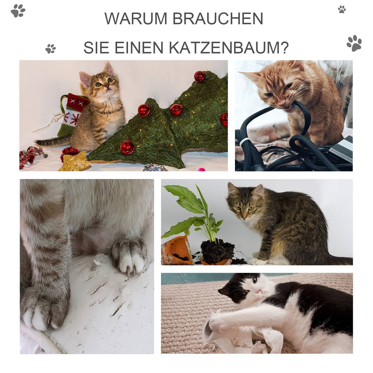 PawHut Katzenbaum