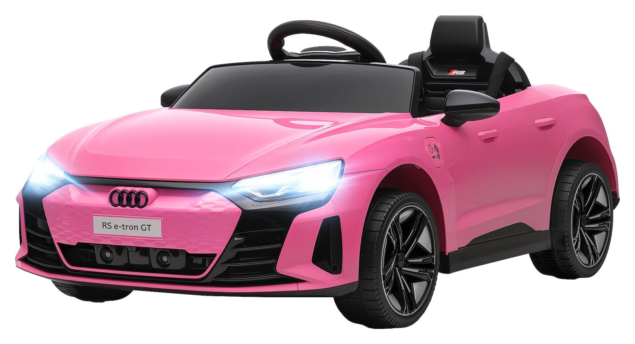 HOMCOM Kinder Elektroauto rosa B/H/L: ca. 58x41x103 cm