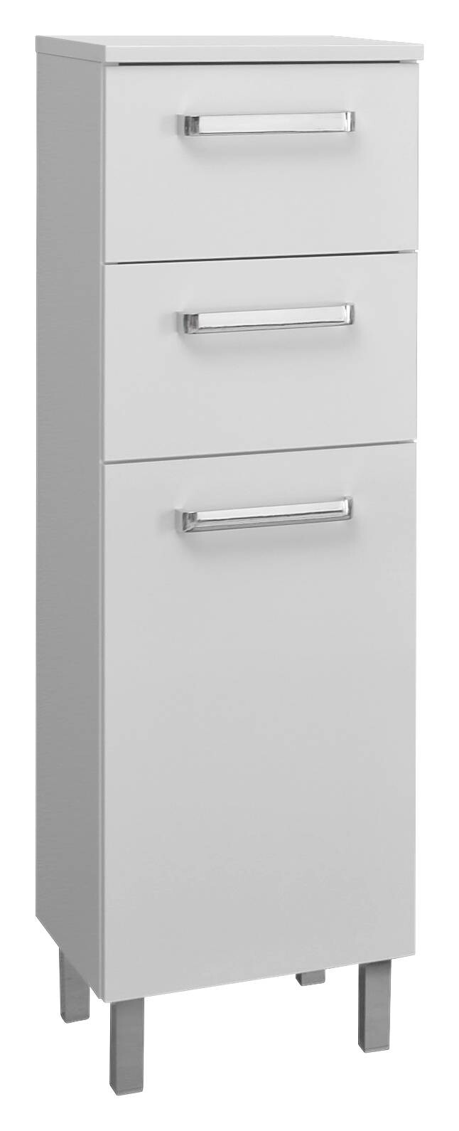 Unterschrank Quickset 312 weiß glanz B/H/T: ca. 30x100,5x33 cm