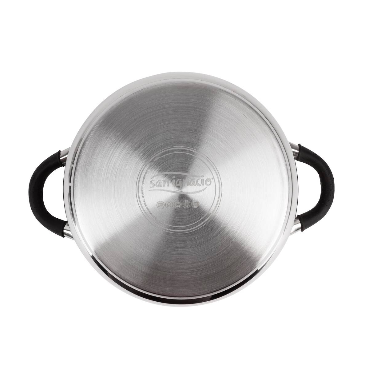 SAN IGNACIO Topfset BILMA silber Aluminium 5 tlg.