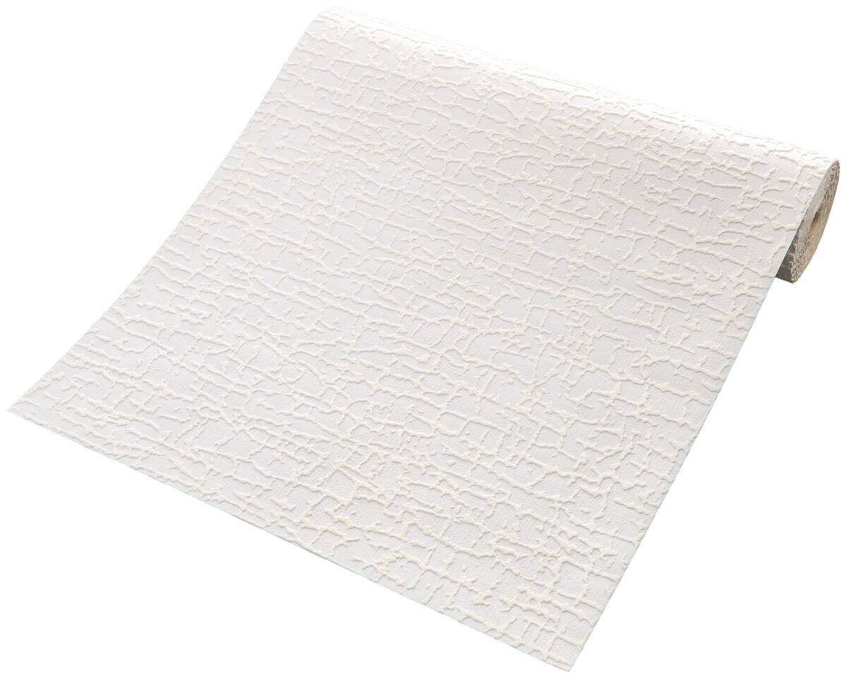 UGEPA Vinyltapete Struktur weiß B/L: ca. 53x1005 cm