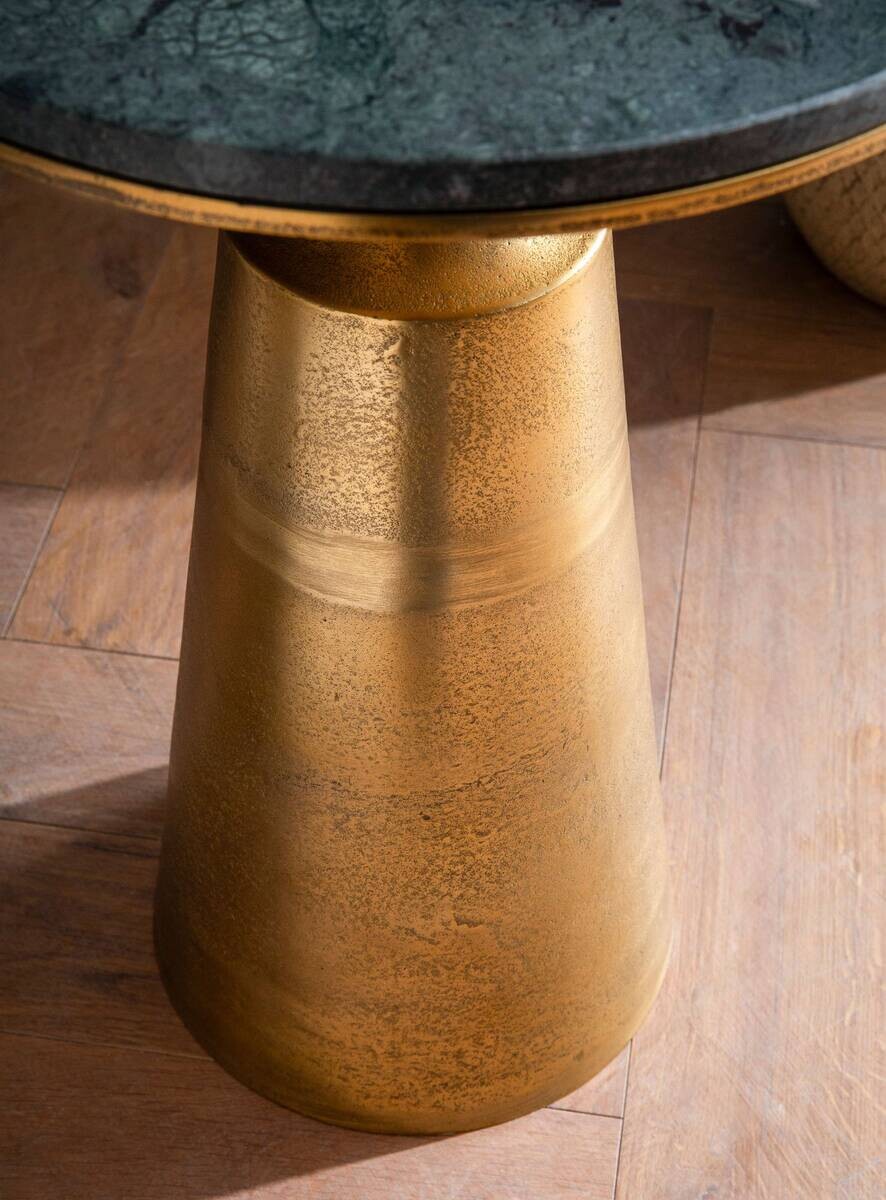 Beistelltisch gold Optik Marmor B/H/T: ca. 40x57x40 cm