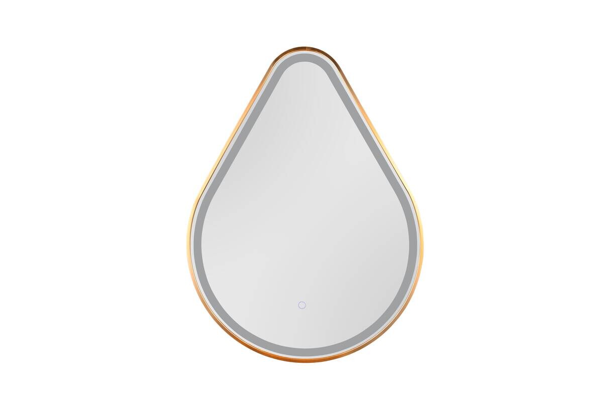 LED-Spiegel Frederike gold B/L: ca. 80x60 cm