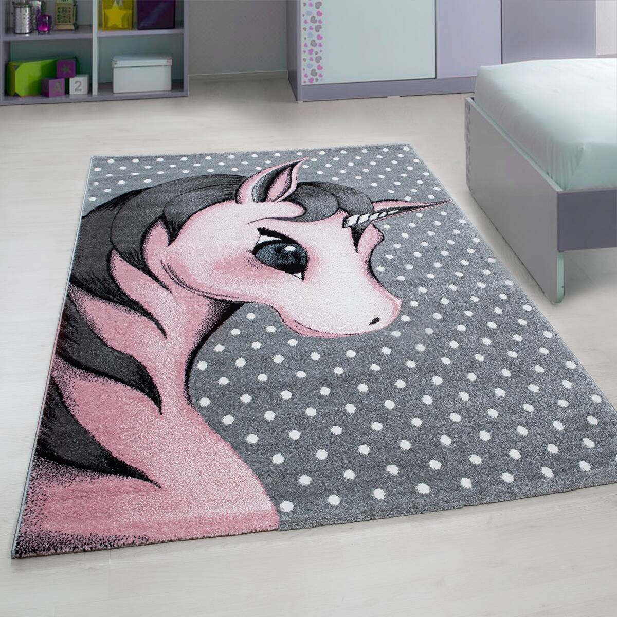 Ayyildiz Teppich KIDS pink B/L: ca. 140x200 cm