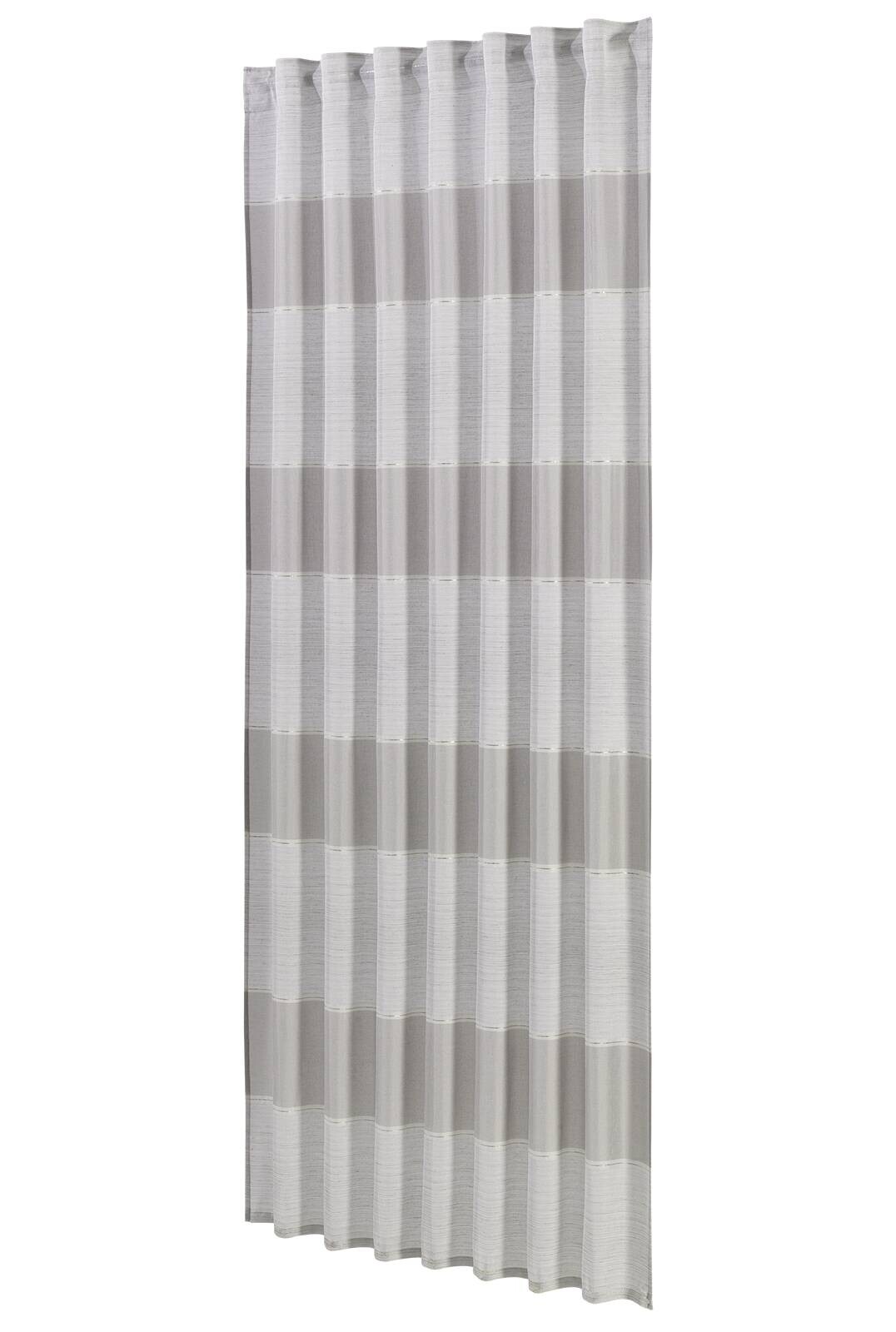 Kombivorhang Petra silber B/L: ca. 140x245 cm
