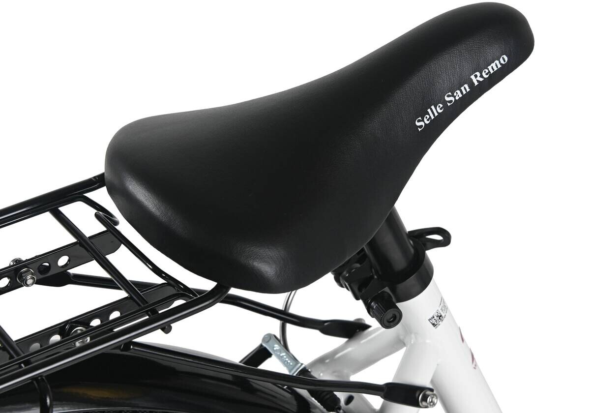 DaCapo Kinderrad Cindy 24 Zoll Rahmenhöhe 32 cm 7 Gänge weiß weiß ca. 24 Zoll