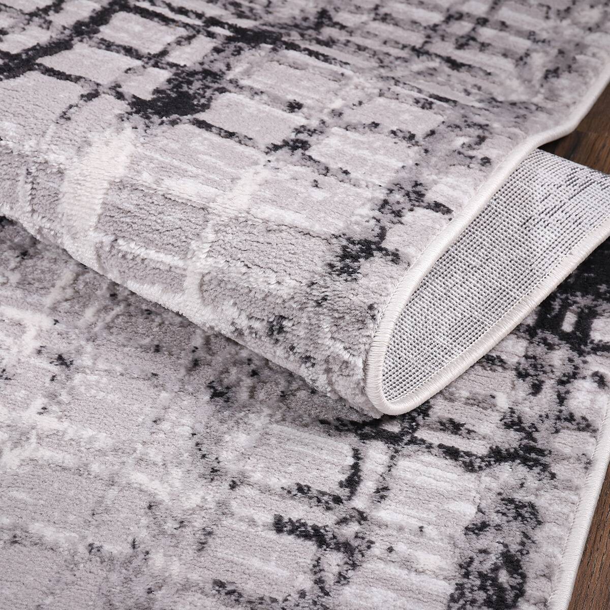 Sanat Teppich Evra hellgrau B/L: ca. 120x160 cm