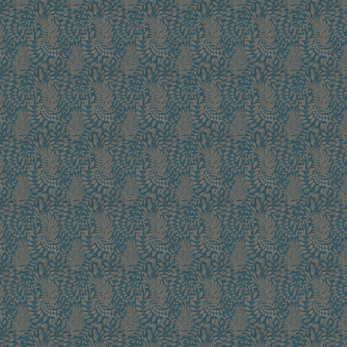 Vliestapete Blätter petrol gold B/L: ca. 53x1005 cm