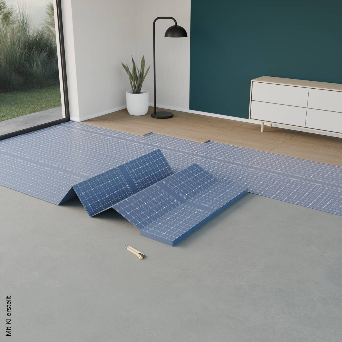 Vinylunterlage Click-Vinylunterlage 20m² im Paket B/L: ca. 125x1600 cm