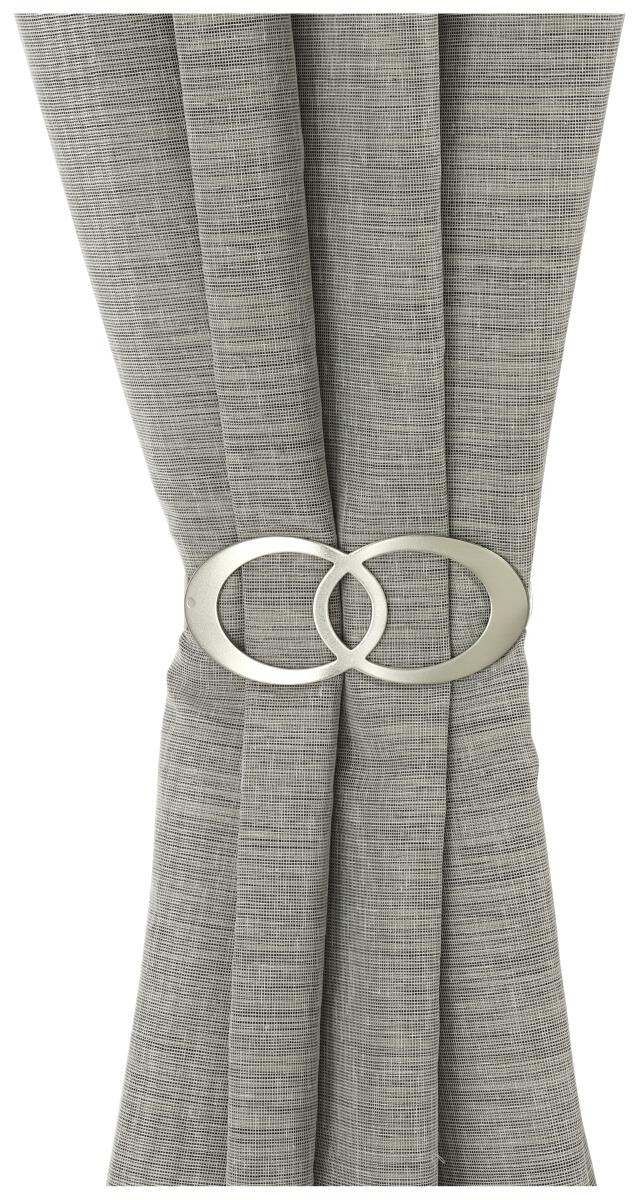 Boviva Raffspange Infinity Edelstahloptik Metall B/L: ca. 5,5x13,5 cm