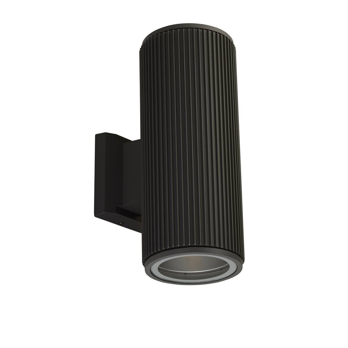 Wandaußenleuchte klar schwarz B/H/T: ca. 11,2x28x17,5 cm