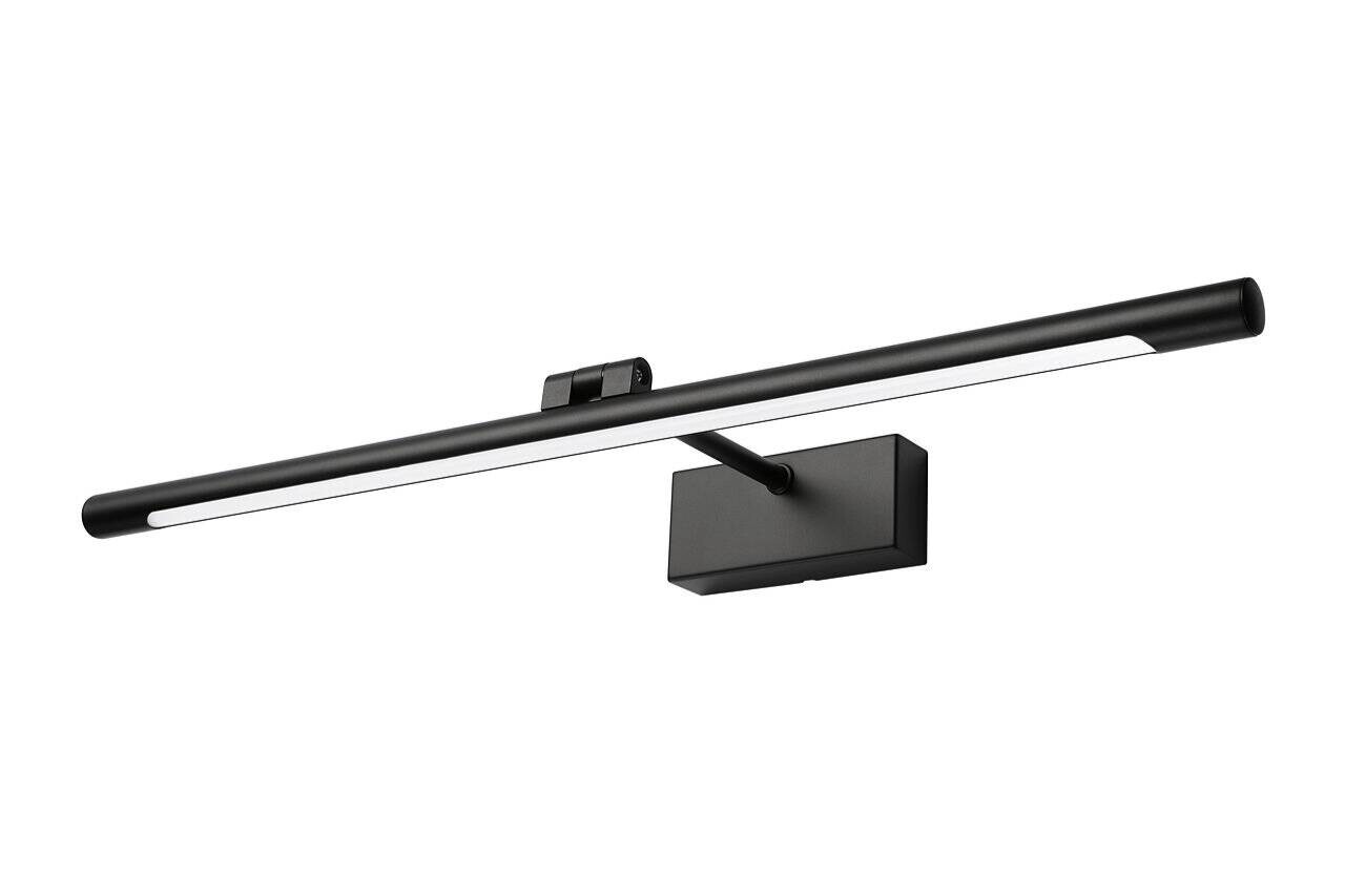 Lamkur LED-Spiegelbeleuchtung schwarz Stahl B/H/L: ca. 5x14x60 cm