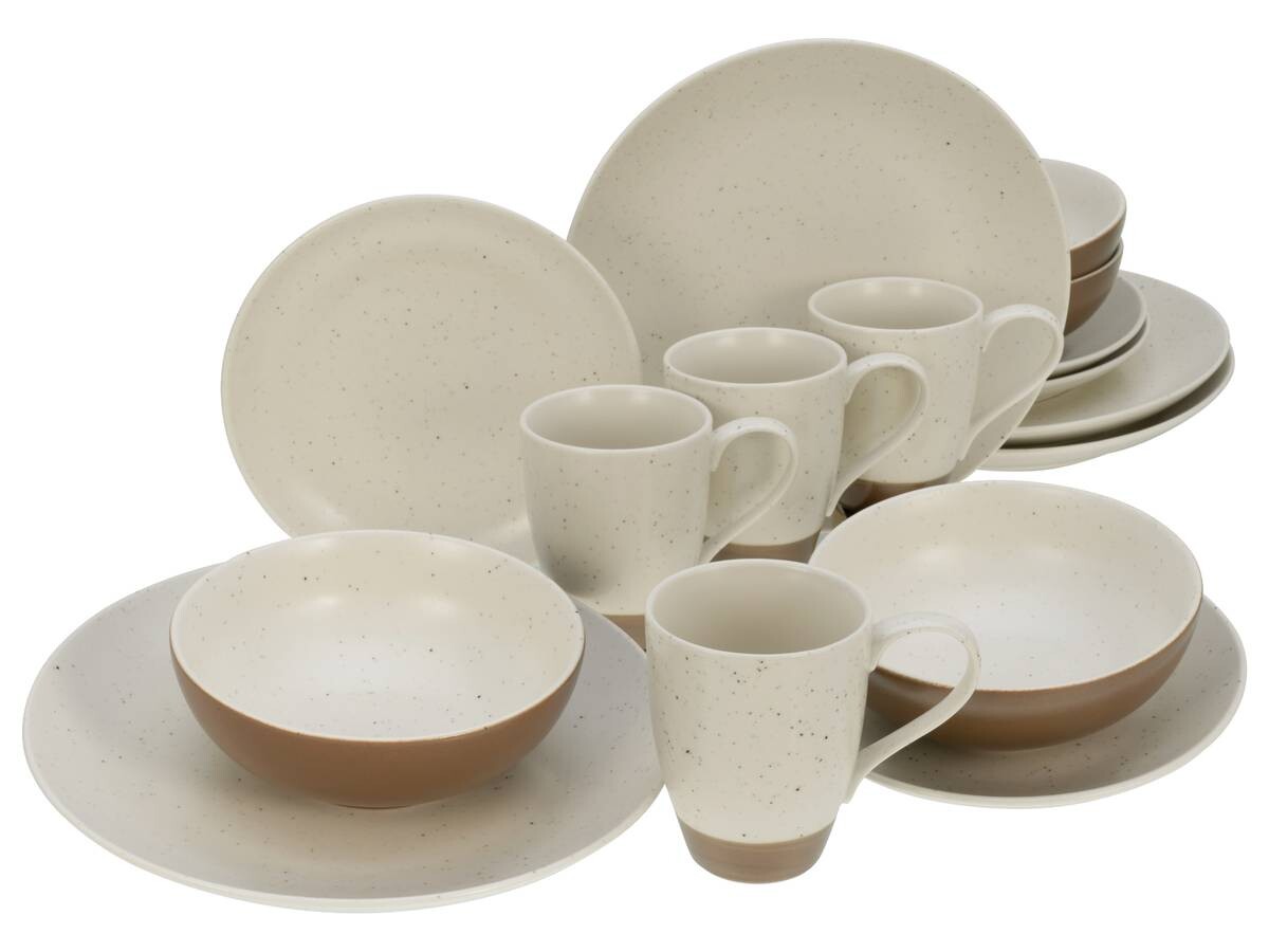 CreaTable Kombiservice SAND DUNES terracotta creme Keramik