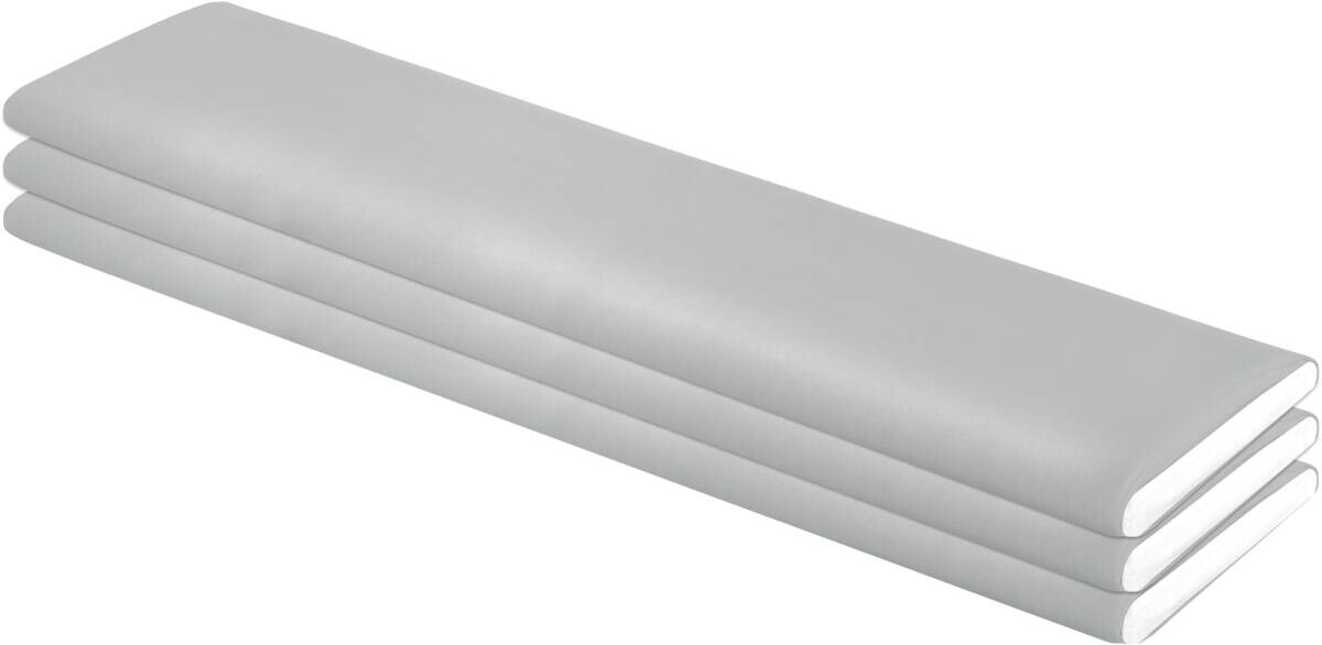 Dekostoff Satin silber B: ca. 145 cm