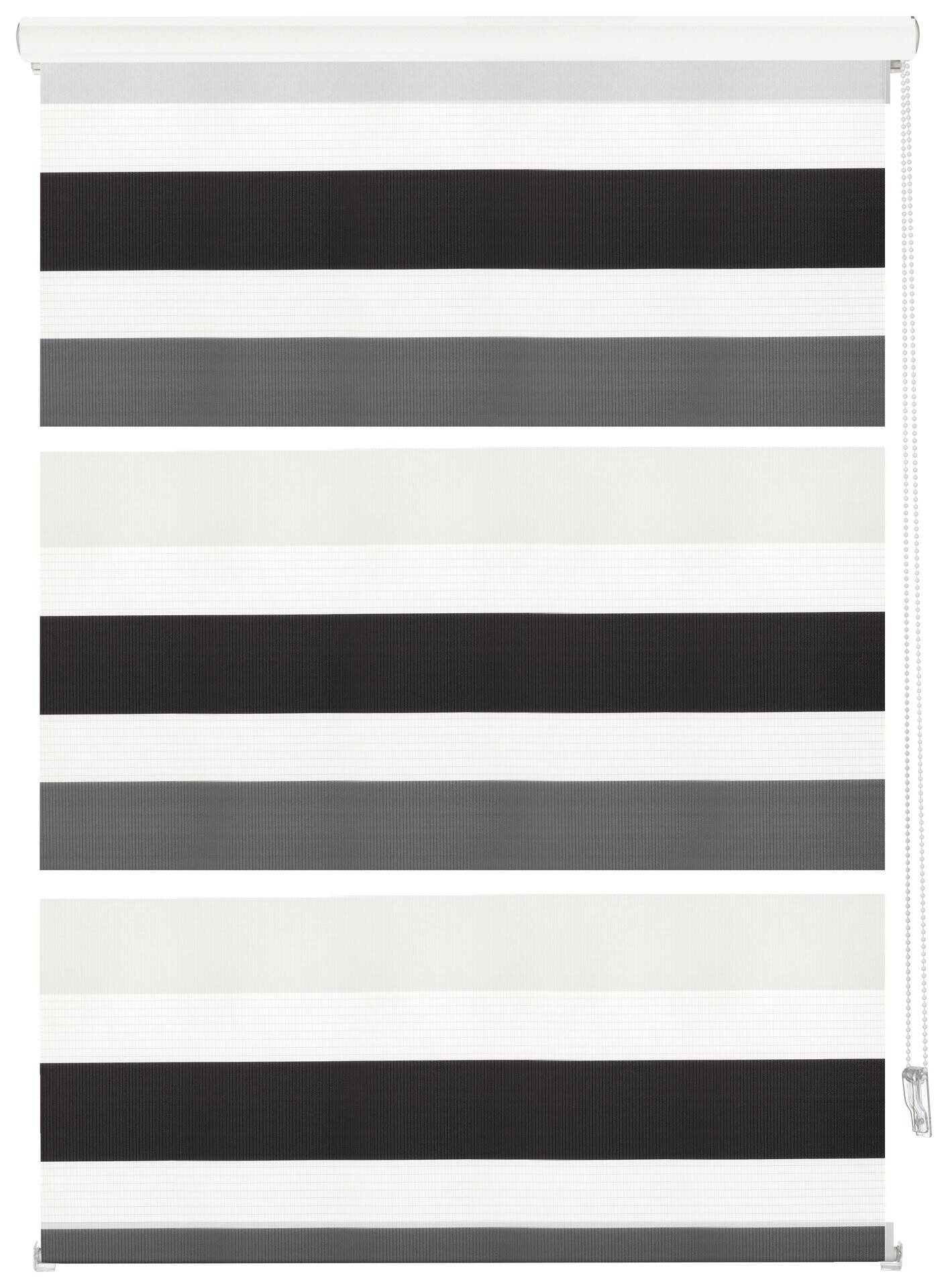 Boviva Doppelrollo mit Blende weiß B/L: ca. 45x160 cm