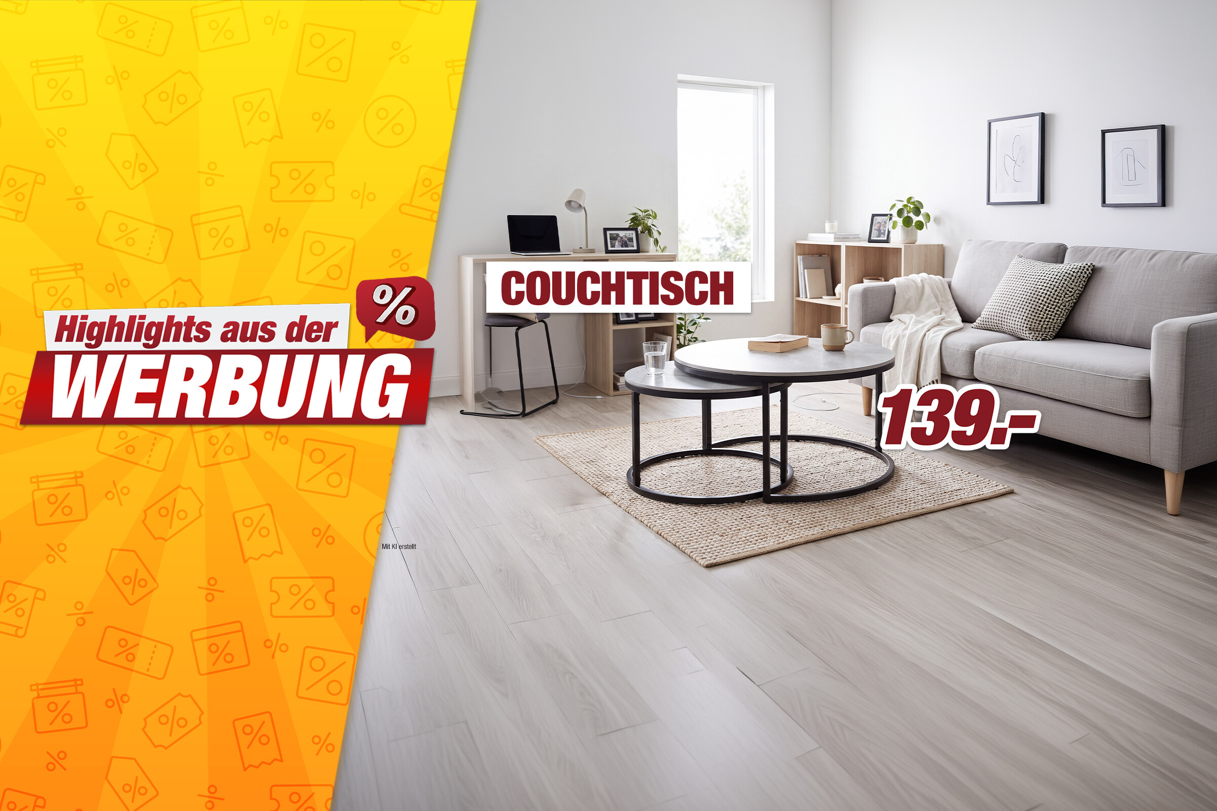 Unsere Werbe Highlights - Couchtisch