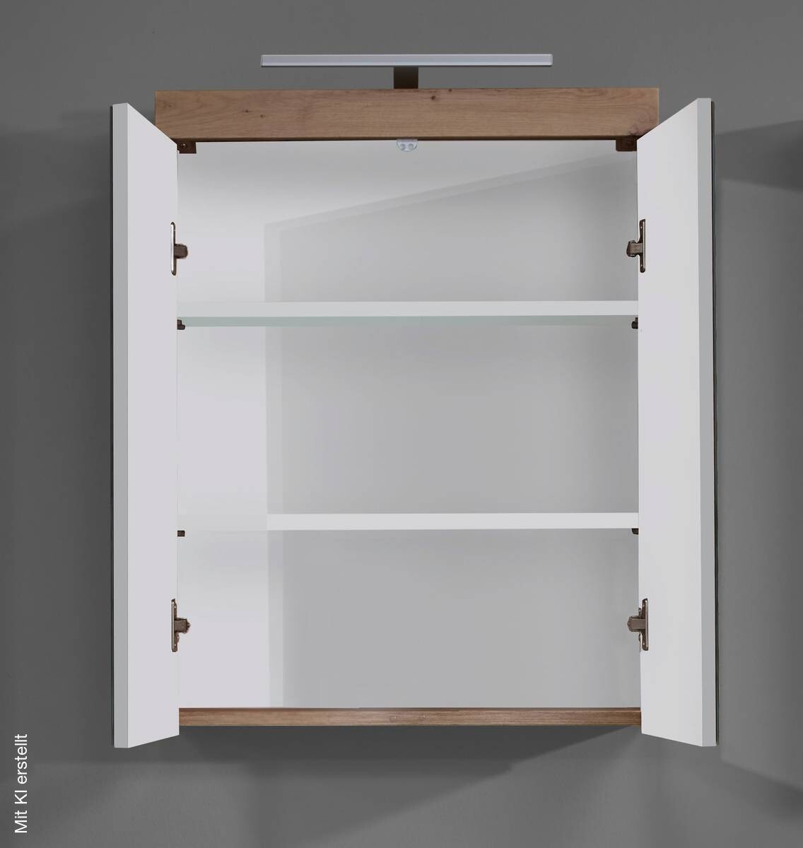 Spiegelschrank Amanda Asteiche Nachbildung B/H/T: ca. 60x77x17 cm