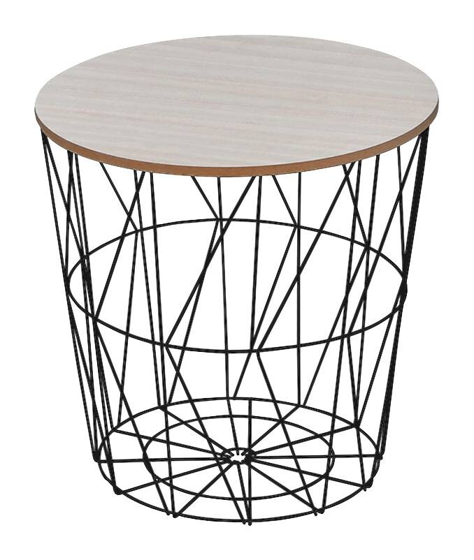 Tisch natur MDF B/H/L: ca. 39x40x39 cm
