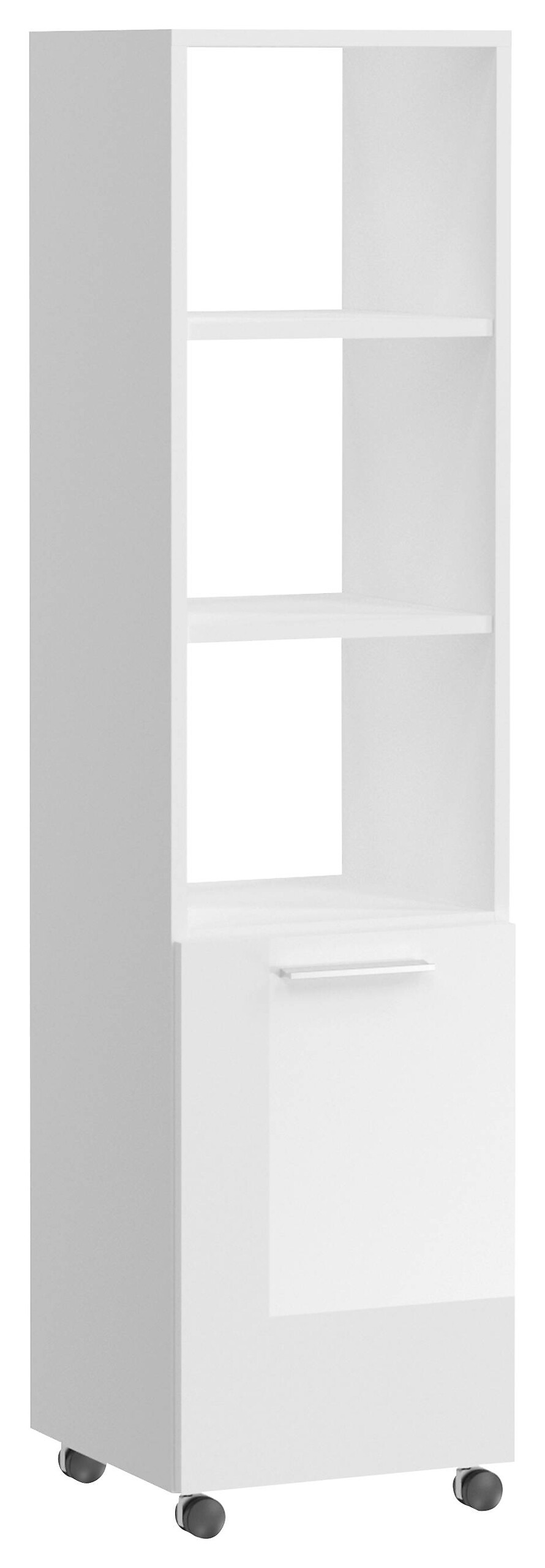Rollregal Air weiß B/H/T: ca. 35x140x33 cm