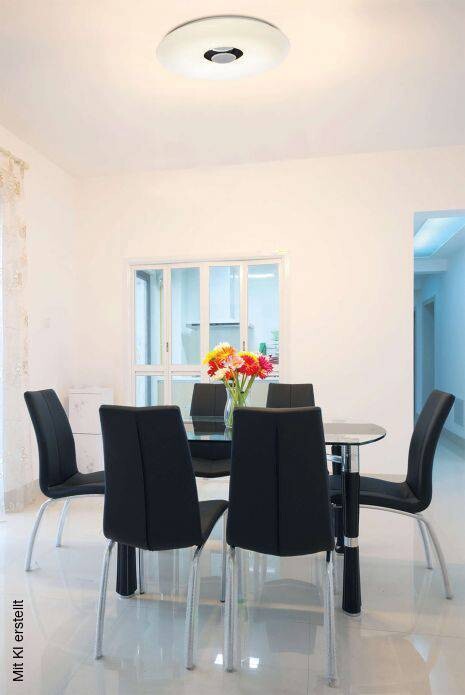 Näve Leuchten LED Deckenleuchte NV1220261 weiß Metall Kunststoff H/D: ca. 6x40 cm null 1 Brennstellen