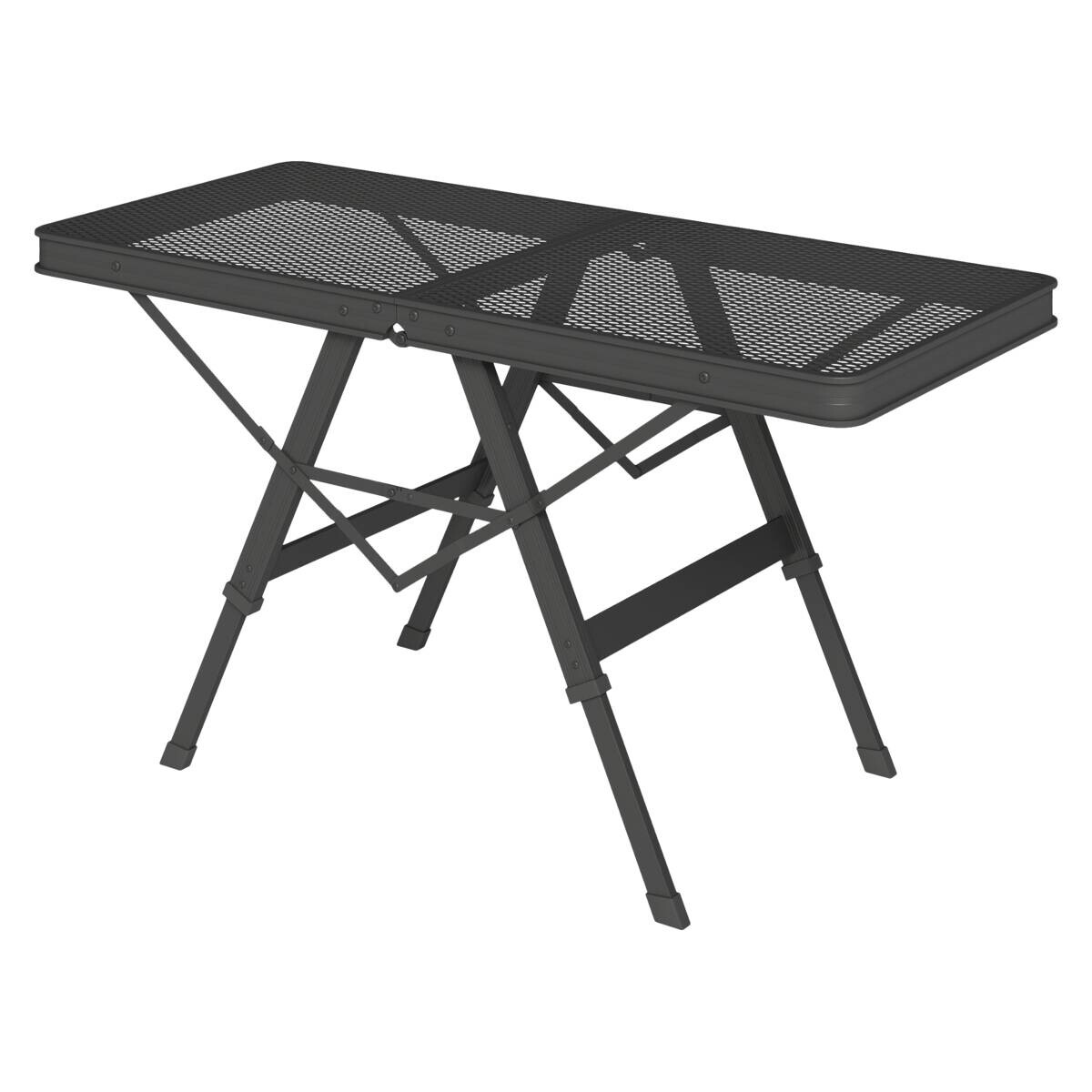 Outsunny Campingtisch schwarz Metall B/H/L: ca. 40,5x58x90 cm