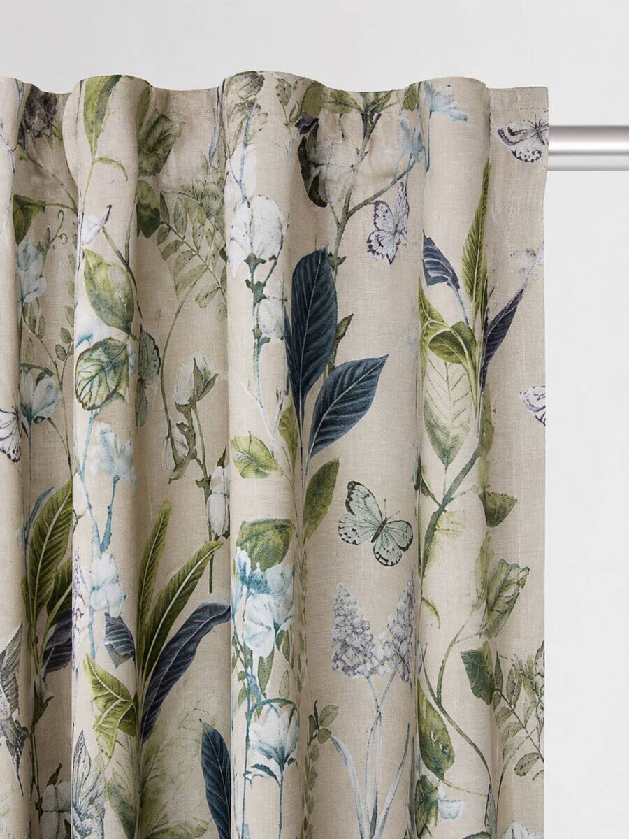 Thermovorhang Taira blau B/L: ca. 135x245 cm