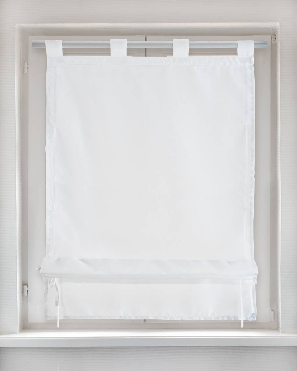 POCOline Bändchenrollo Nouveau weiß B/L: ca. 60x140 cm