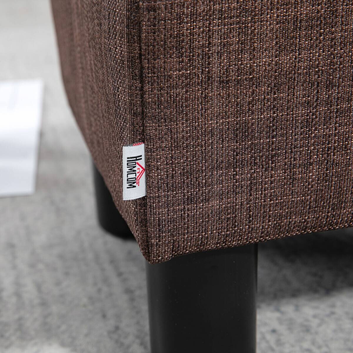 HOMCOM Hocker braun B/H/L: ca. 30x40x24 cm