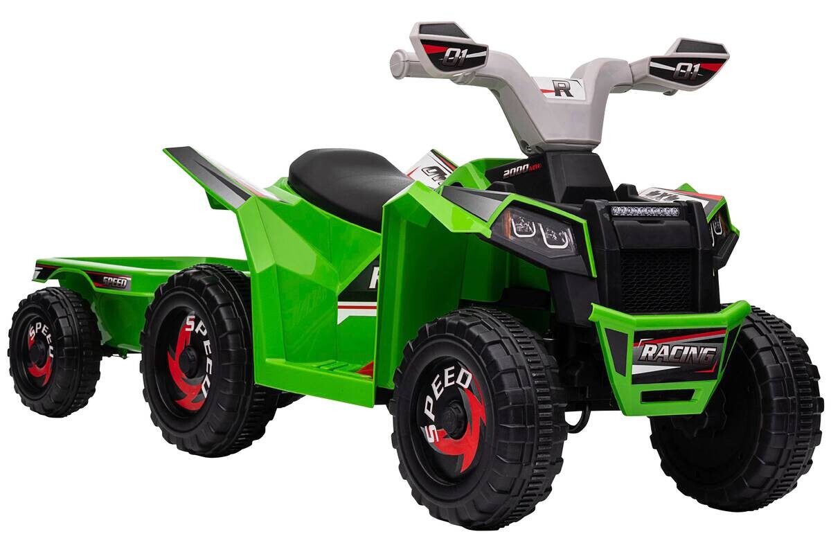 HOMCOM Kinder Elektrofahrzeug schwarz B/H/L: ca. 41,5x48,5x106 cm