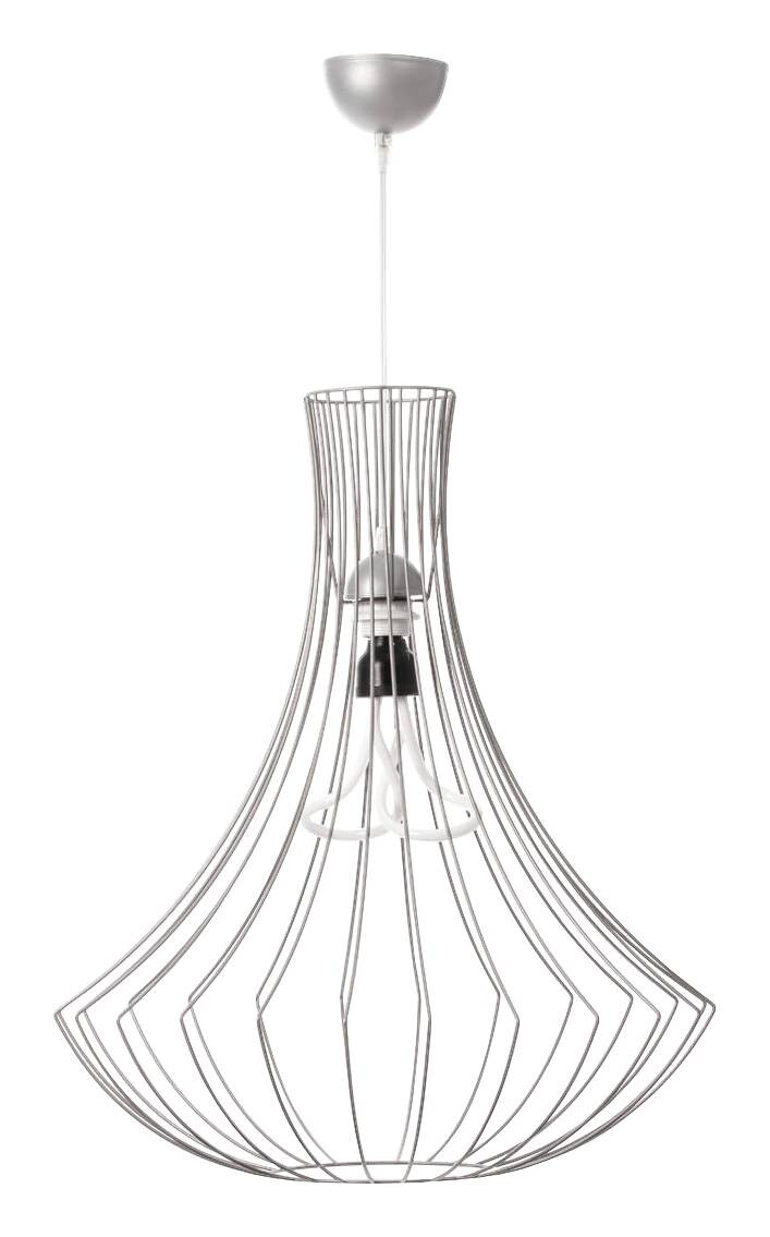 Kayoom Pendelleuchte Chiara 110 silber Eisen B/H/L: ca. 52x60x52 cm E27 1 Brennstellen