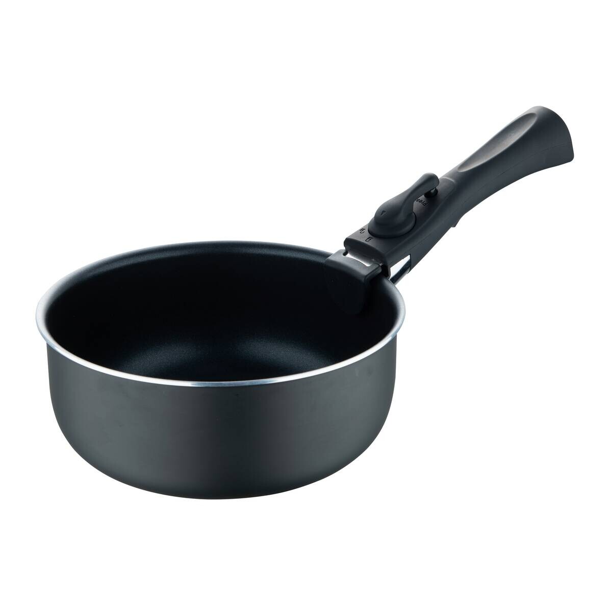 BERGNER Topfset CLICK & COOK schwarz Aluminium 4 tlg.