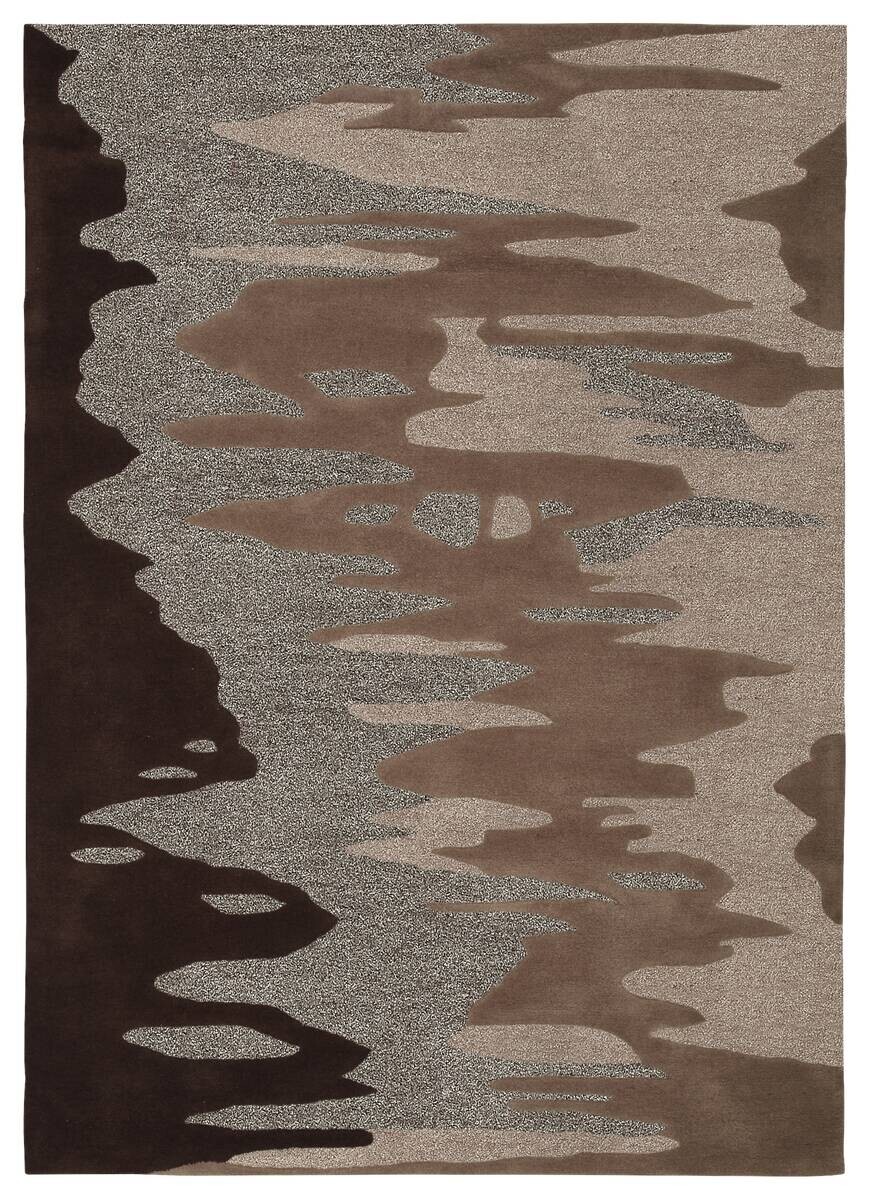 Arte Espina Kurzflorteppich Spirit 7104 braun B/L: ca. 90x160 cm