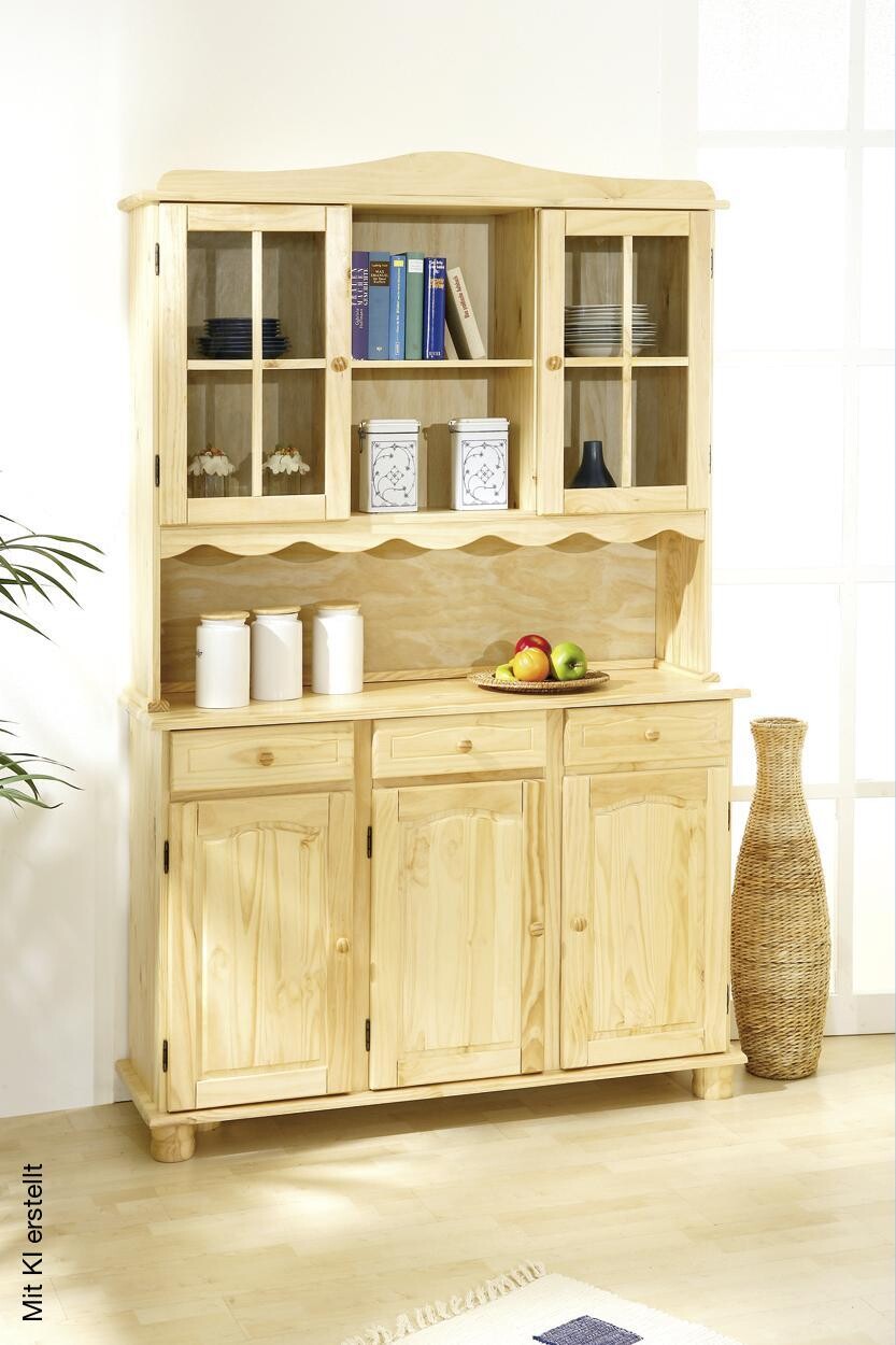 Buffet Toscana natur lackiert Kiefer B/H/T: ca. 130x198x43 cm