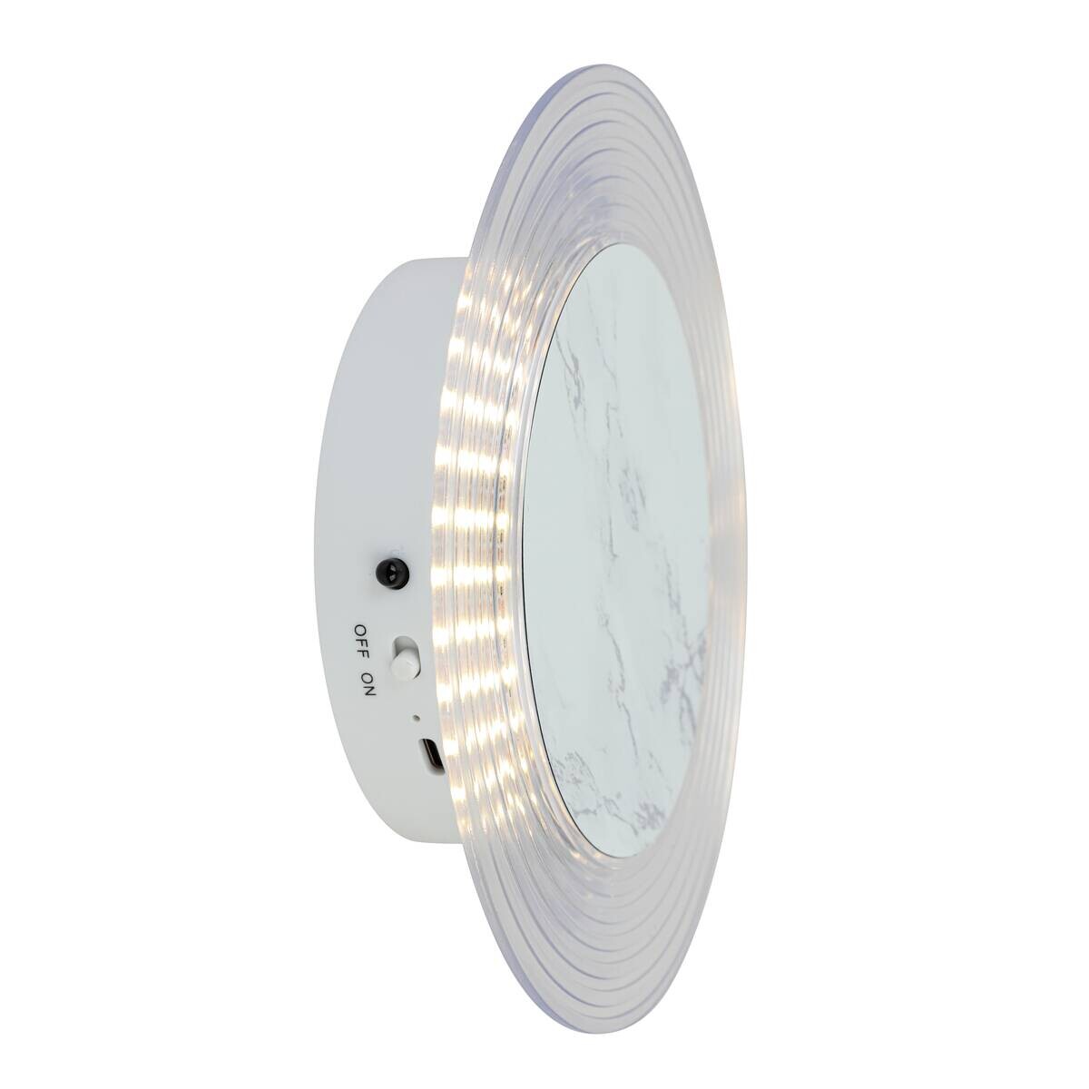 Nolo Akku-LED-Wandleuchte Dot H/D: ca. 3x18 cm