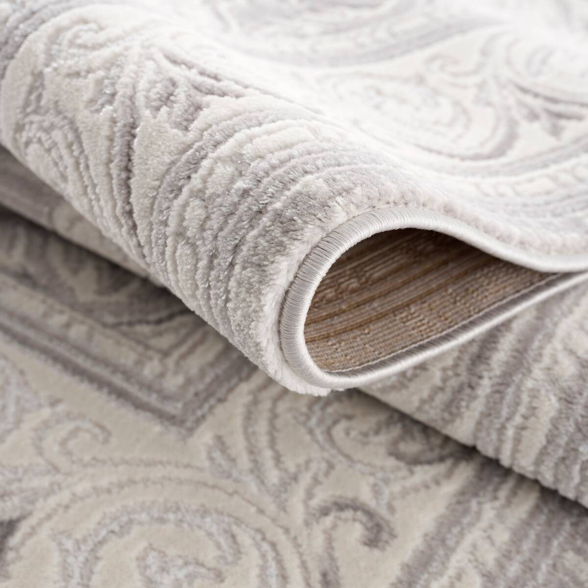 Sanat Teppich Harmony hellgrau B/L: ca. 80x300 cm