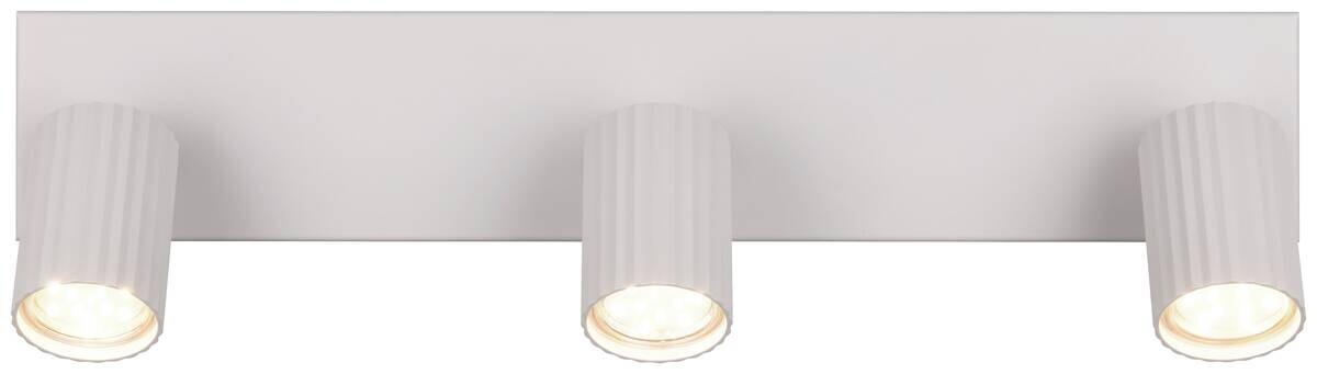 Reality Spot 3-flg. Soka grau Metall B/H/L: ca. 50x14,5x9 cm GU10 3 Brennstellen