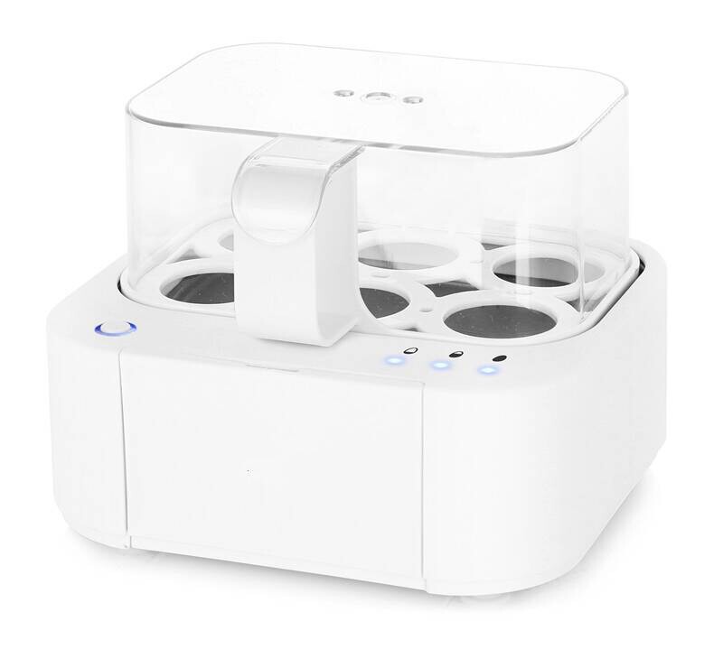 Emerio Eierkocher EB-115560.14 transparent weiß Kunststoff B/H/T: ca. 16,5x14x18 cm